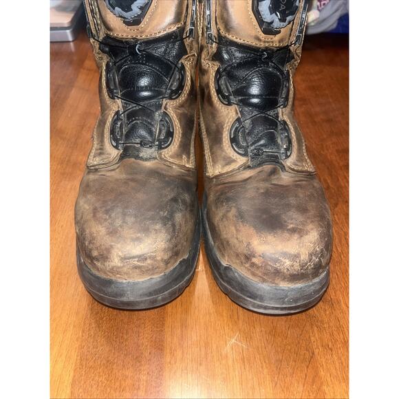 Red Wing Steel Toe Boots Style #4216 BOA Closure Mens Size 8 D ASTMF 2413-18 - Picture 2 of 5